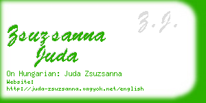 zsuzsanna juda business card